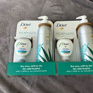Dove Body Wash Reusable Concentrate Set